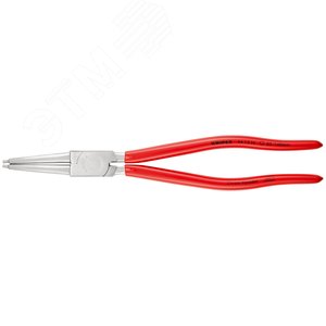 Щипцы для внутренних стопорных колец прямые губки посадочный размер 85-140мм диаметр наконечников 32мм L=320мм Cr-V хромированные обливные рукоятки - фото 3