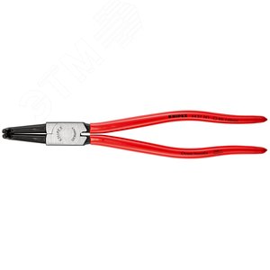 Щипцы для внутренних стопорных колец губки под углом 90° посадочный размер 85 - 140 мм диаметр наконечников 32 мм L-320 мм Cr-V чёрные обливные рукоятки блистер - фото 3