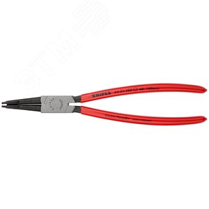 Щипцы для внутренних стопорных колец губки 45° посадочный размер 40 - 100 мм диаметр наконечников 23 мм L-225 мм Cr-V чёрные обливные рукоятки - фото 3