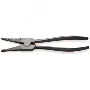 Щипцы для подковообразных пружинных стопорных колец на валах прямые губки min зазор на кольце 36 мм L-170 мм Cr-V блистер - фото 2