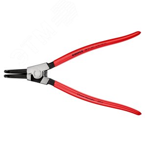 Щипцы для внешних стопорных колец прямые губки посадочный размер 85-140мм диаметр наконечников 32мм L=320мм Cr-V обливные рукоятки блистер цвет черный - фото 3