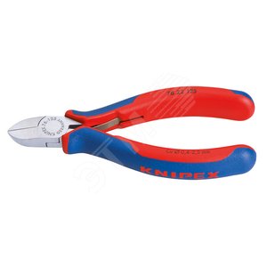 Бокорезы для электромеханика с пружиной режущие кромки без фаски резка - мягкая проволока 25мм L=125мм - фото 1