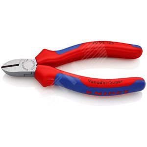 Бокорезы резка - мягкая проволока 3мм проволока средней твердости 23мм твердая проволока 15мм L=125мм 62HRC двухкомпонентные рукоятки блистер цвет черный - фото 1