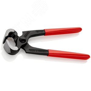 Кусачки торцевые плотницкие резка - проволока средней твердости 18мм режущая кромка 60HRC / 205мм L=160мм черные обливные рукоятки блистер - фото 2