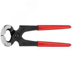 Кусачки торцевые плотницкие резка - проволока средней твердости 18мм режущая кромка 60HRC / 205мм L=160мм черные обливные рукоятки блистер - фото 3