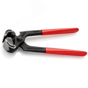 Кусачки торцевые плотницкие резка - проволока средней твердости 22мм режущая кромка 60HRC / 255мм L=210мм черные обливные рукоятки блистер - фото 2