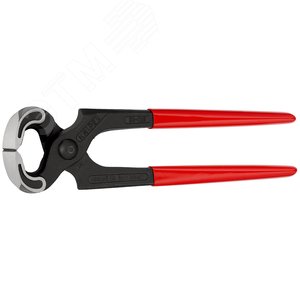 Кусачки торцевые плотницкие резка - проволока средней твердости 22мм режущая кромка 60HRC / 255мм L=225мм черные обливные рукоятки блистер - фото 3