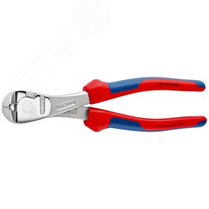 Кусачки торцевые особой мощности резка - мягкая проволока 5мм проволока средней твердости 38мм твердая проволока 3мм рояльная струна (HRC 59) 25мм L=160мм 64HRC хромированные двухкомпонентные рукоятки - фото 3