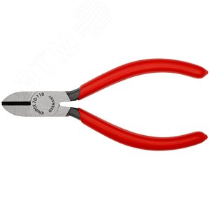 Бокорезы резка - мягкая проволока 3мм проволока средней твердости 2мм твердая проволока 12мм L=110мм 62HRC обливные рукоятки блистер цвет черный - фото 3