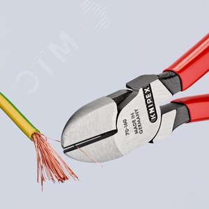 Бокорезы резка - мягкая проволока 4мм проволока средней твердости 3мм твердая проволока 2мм L=160мм 62HRC черные обливные рукоятки - фото 7