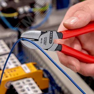 Бокорезы резка - мягкая проволока 4мм проволока средней твердости 3мм твердая проволока 2мм L=160мм 62HRC черные обливные рукоятки - фото 5