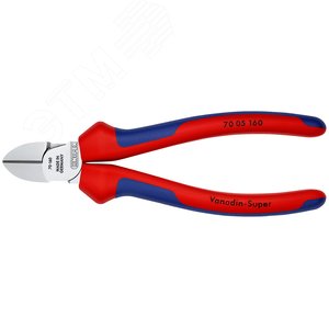 Бокорезы резка - мягкая проволока 4мм проволока средней твердости 3мм твердая проволока 2мм L=160мм 62HRC хромированные двухкомпонентные рукоятки блистер - фото 3