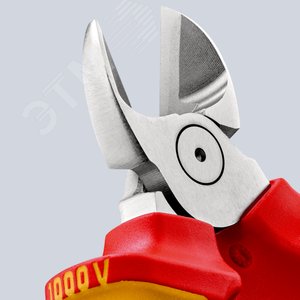 Бокорезы VDE 1000V резка - мягкая проволока 4мм проволока средней твердости 3мм твердая проволока 2мм L=160мм 62HRC диэлкектрические хромированные двухкомпонентные рукоятки крепление для страховки блистер - фото 9