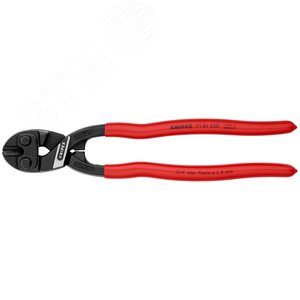 Болторез компактный CoBolT XL резка - проволока средней твердости 56 мм твердая проволока 4 мм рояльная струна (HRC 59) 38 мм L-200 мм черный обливные рукоятки - фото 3