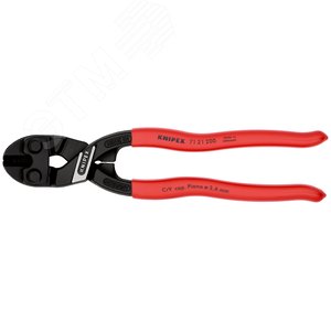 Болторез COBOLTкомпактный голова 20° рез: мягкая проволока 6 мм проволока средней твёрдости 52 мм твёрдая проволока 4 мм рояльная струна (HRC 59) 36 мм L-200 мм чёрный обливные рукоятки - фото 4