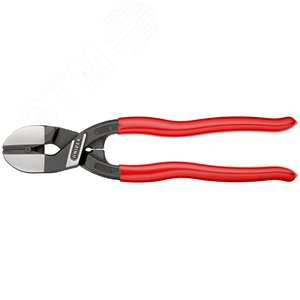 Болторез COBOLTкомпактный голова 20° рез: мягкая проволока 6 мм проволока средней твёрдости 52 мм твёрдая проволока 4 мм рояльная струна (HRC 59) 36 мм L-200 мм чёрный обливные рукоятки - фото 5