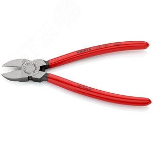 Бокорезы для пластмассы с пружиной удлинённые режущие кромки без фасок L-180 мм обливные рукоятки - фото 2