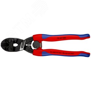 Бокорезы усиленные для реза мягких материалов вплотную к основанию голова 20° с пружиной рез: мягкая проволока 6 мм L-200 мм чёрные 2-компонентные рукоятки - фото 3