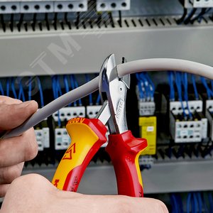 Бокорезы компактные X-CUT VDE 1000V резка - мягкая проволока 48мм проволока средней твердости 38мм твердая проволока 27мм рояльная струна (HRC 59) 22мм L=160мм диэлкектрические хромированные двухкомпонентные рукоятки - фото 10