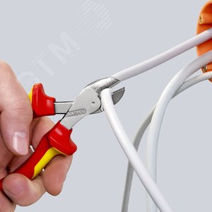 Бокорезы компактные X-CUT VDE 1000V резка - мягкая проволока 48мм проволока средней твердости 38мм твердая проволока 27мм рояльная струна (HRC 59) 22мм L=160мм диэлкектрические хромированные двухкомпонентные рукоятки - фото 12