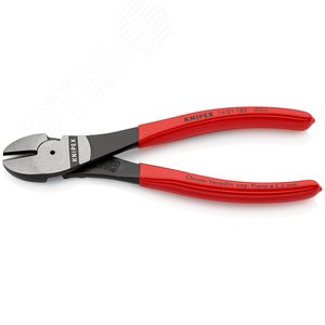 Бокорезы резка - проволока средней твердости 38мм твердая проволока 27мм рояльная струна (HRC 59) 22мм L=180мм черные обливные рукоятки - фото 2