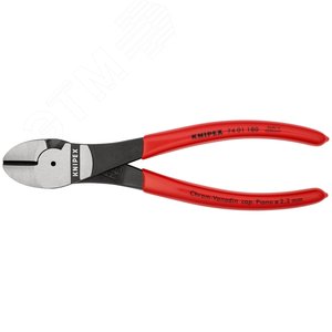 Бокорезы резка - проволока средней твердости 38мм твердая проволока 27мм рояльная струна (HRC 59) 22мм L=180мм черные обливные рукоятки - фото 3