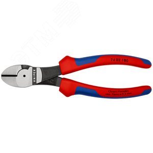 Бокорезы резка - проволока средней твердости 38мм твердая проволока 27мм рояльная струна (HRC 59) 22мм L=180мм двухкомпонентные рукоятки блистер цвет черный - фото 3