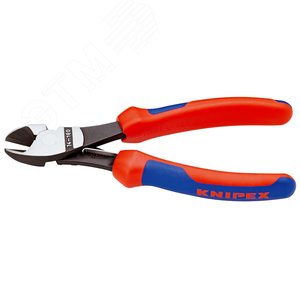 Бокорезы с пружиной резка - проволока средней твердости 38мм твердая проволока 27мм рояльная струна (HRC 59) 22мм L=180мм черные двухкомпонентные рукоятки - фото 4