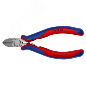 Бокорезы для электромеханика с пружиной режущие кромки без фаски резка - мягкая проволока 25мм L=125мм - фото 3