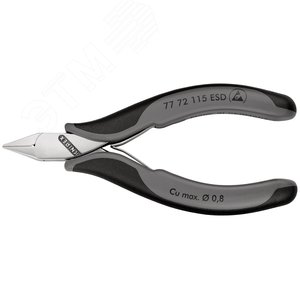 Кусачки боковые для электроники антистатические 115 мм - фото 3