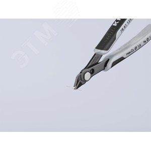 Бокорезы ESD прецизионные для тонких работ ElecTronic Super KNips антистатические мягкая проволока 02-16мм средней твердости 12мм L=125мм высокочастотная закалка режущих кромок до 64HRC черные 2-компонентные рукоятки - фото 6