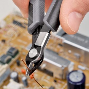 Бокорезы ElecTronic Super KNips ESD вороненые 125 мм - фото 5