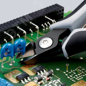 Прецизионные кусачки боковые для электроники антистатические ESD вороненые 125 мм - фото 4