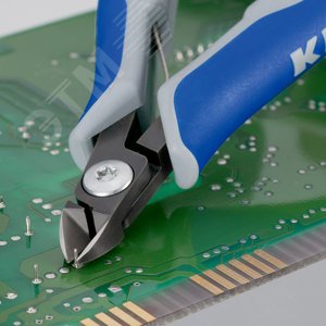 Прецизионные кусачки боковые для электроники вороненые 120 мм - фото 4