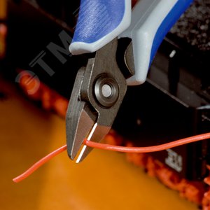 Прецизионные кусачки боковые для электроники вороненые 125 мм - фото 4