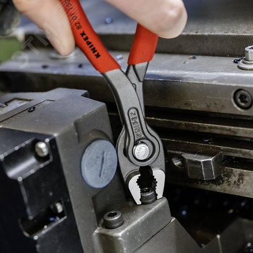 Клещи с фронтальным и боковым захватами, зев 3-16 мм, длина 150 мм, обливные ручки, TwinGrip - фото 9