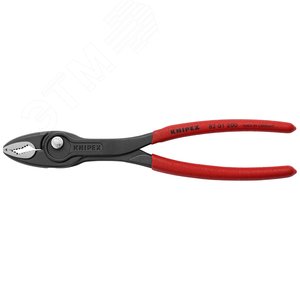 Клещи захватные TwinGrip 4 - 22 мм длина 200 мм черненные обливные рукоятки - фото 2