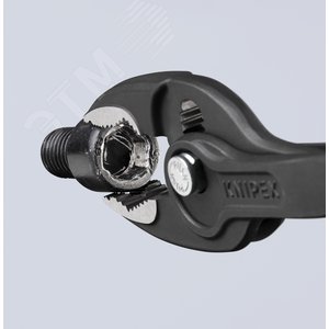 Клещи захватные TwinGrip 4 - 22 мм длина 200 мм черненные обливные рукоятки - фото 6