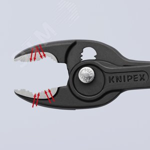 Клещи захватные TwinGrip 4 - 22 мм длина 200 мм черненные обливные рукоятки - фото 18