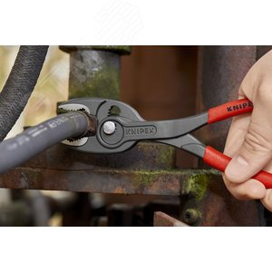 Клещи захватные TwinGrip 4 - 22 мм длина 200 мм черненные обливные рукоятки - фото 28