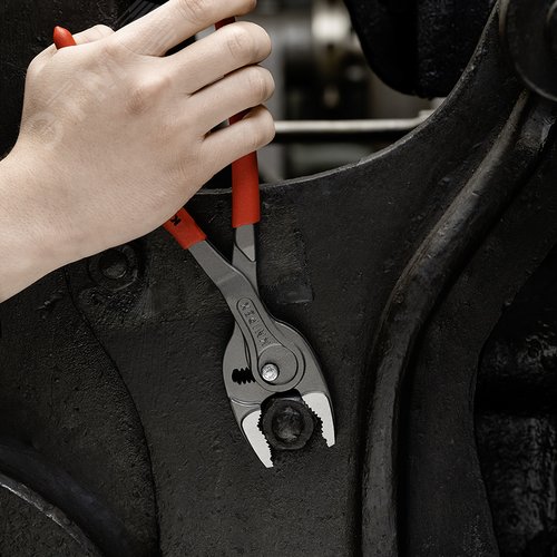 Клещи с фронтальным и боковым захватами, зев 5-27 мм, длина 250 мм, обливные ручки, TwinGrip - фото 4