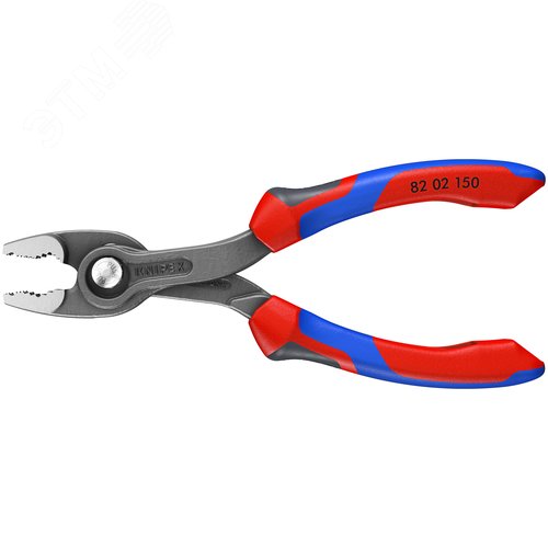 Клещи с фронтальным и боковым захватами, зев 3-16 мм, длина 150 мм, трехкомпонентные ручки, SB, TwinGrip - фото 4