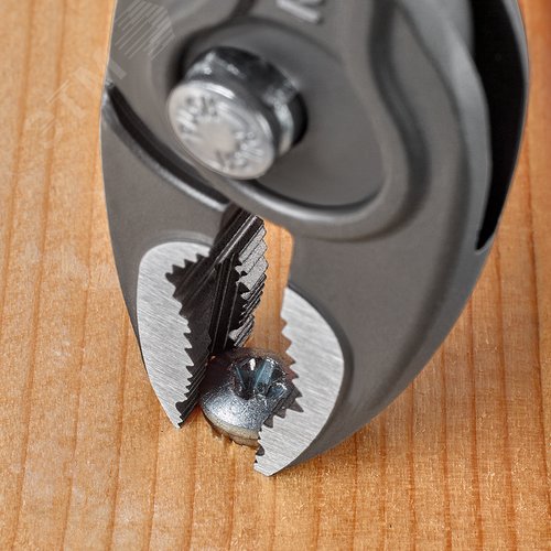 Клещи с фронтальным и боковым захватами, зев 3-16 мм, длина 150 мм, трехкомпонентные ручки, TwinGrip - фото 6