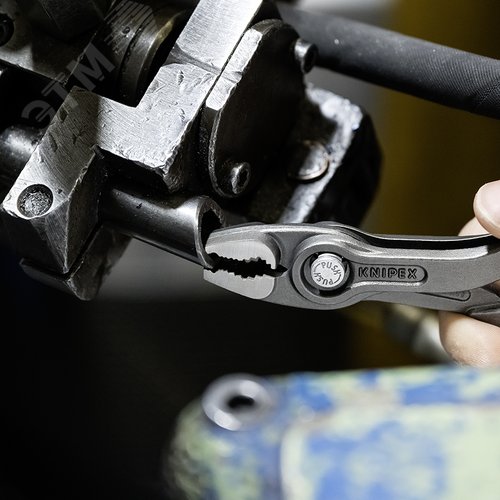 Клещи с фронтальным и боковым захватами, зев 3-16 мм, длина 150 мм, трехкомпонентные ручки, TwinGrip - фото 4