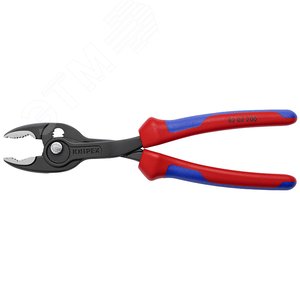 Клещи захватные TwinGrip 4 - 22 мм длина 200 мм черненные двухкомпонентные рукоятки - фото 2