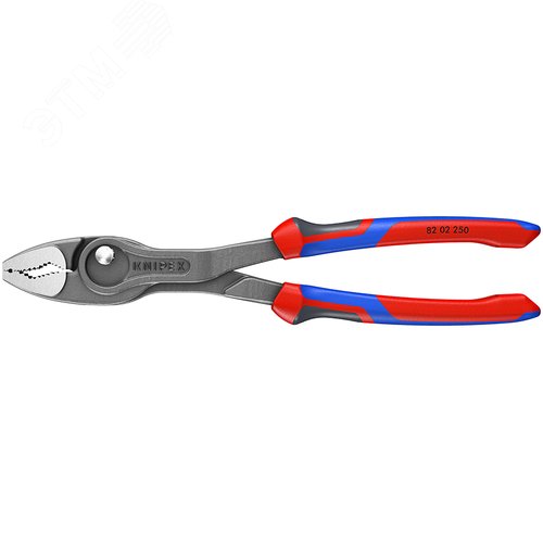 Клещи с фронтальным и боковым захватами, зев 5-27 мм, длина 250 мм, 3-компонентные ручки, TwinGrip - фото 9