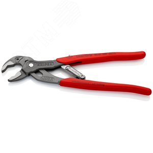 Клещи переставные SmarTGrip сантехнические с автоматической установкой 32 мм (1 1/4) под ключ 36 мм L-250 мм Cr-V чёрные упак : блистер - фото 2