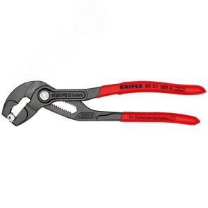 Щипцы для хомутов пружинных d 50мм диапазон зажима > 30мм L=180мм Cr-V серые - фото 3