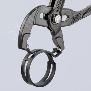 Щипцы для хомутов пружинных d 50мм диапазон зажима > 30мм L=180мм Cr-V серые - фото 6