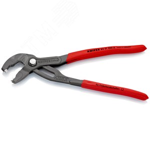 Щипцы для хомутов пружинных 70мм диапазон зажима > 40мм L=250мм Cr-V блистер цвет серый - фото 2